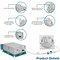 Sunperian 3 Inch Square Ultra Thin LED Recessed Downlights 5 CCT 2700K-5000K 8W 540LM Dimmable 16-Pack SP34233-16PK - alternate 4